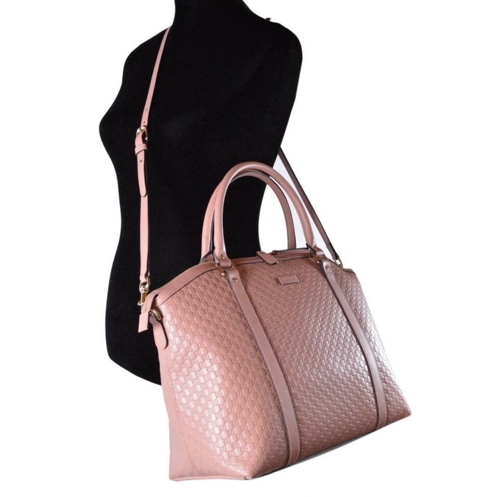 Gucci Large Leather Micro GG Guccissima Purse - Picture 2 of 9